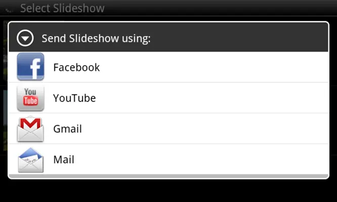 SlideShow Application android App screenshot 13